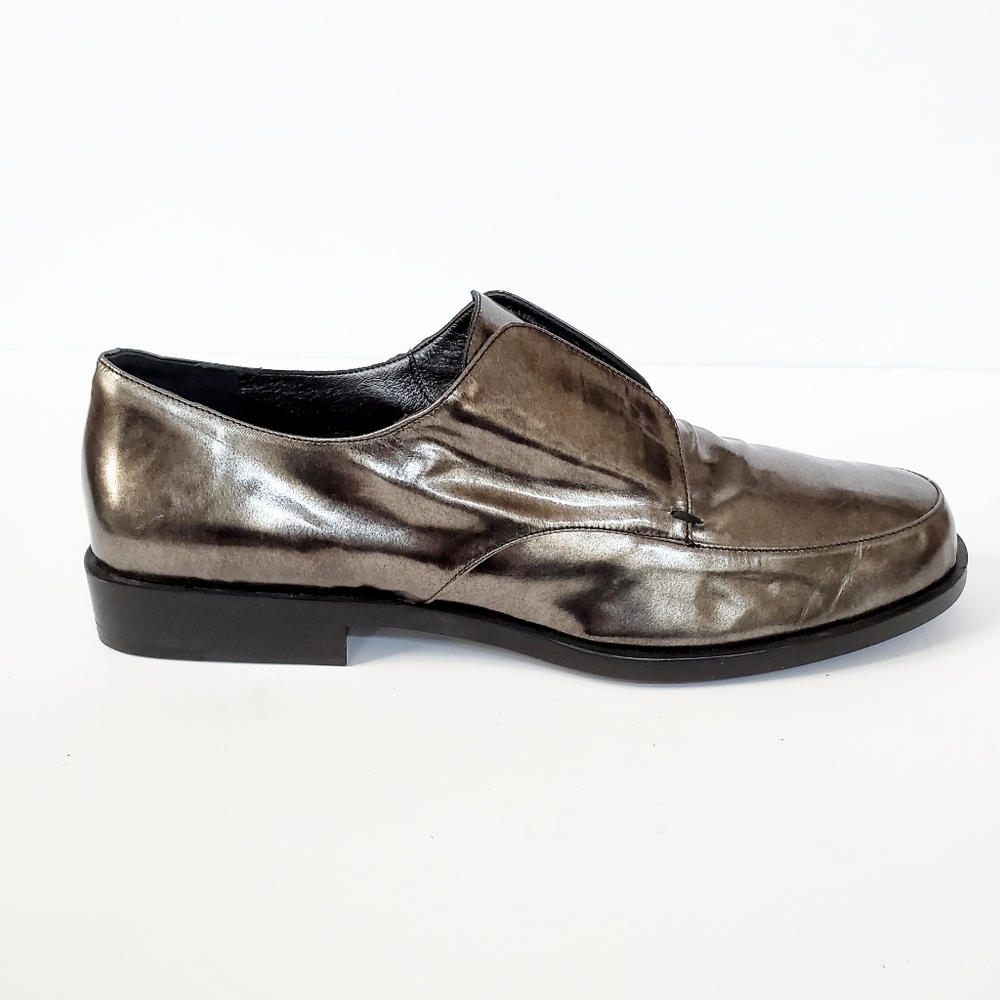 Calvin Klein Collection Metallic Loafers
